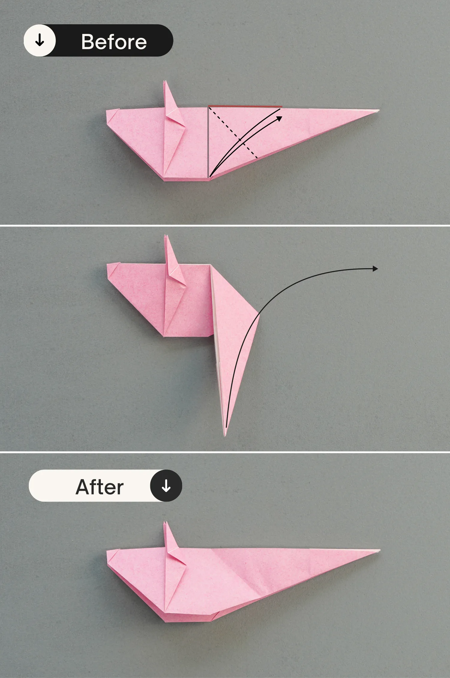 origami mouse| origamiok