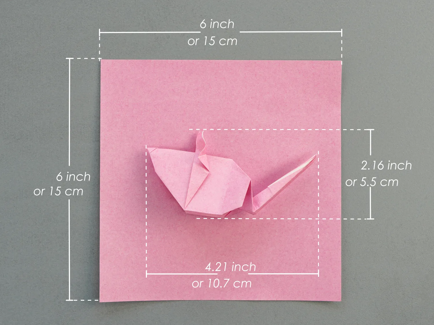 origami mouse| origamiok