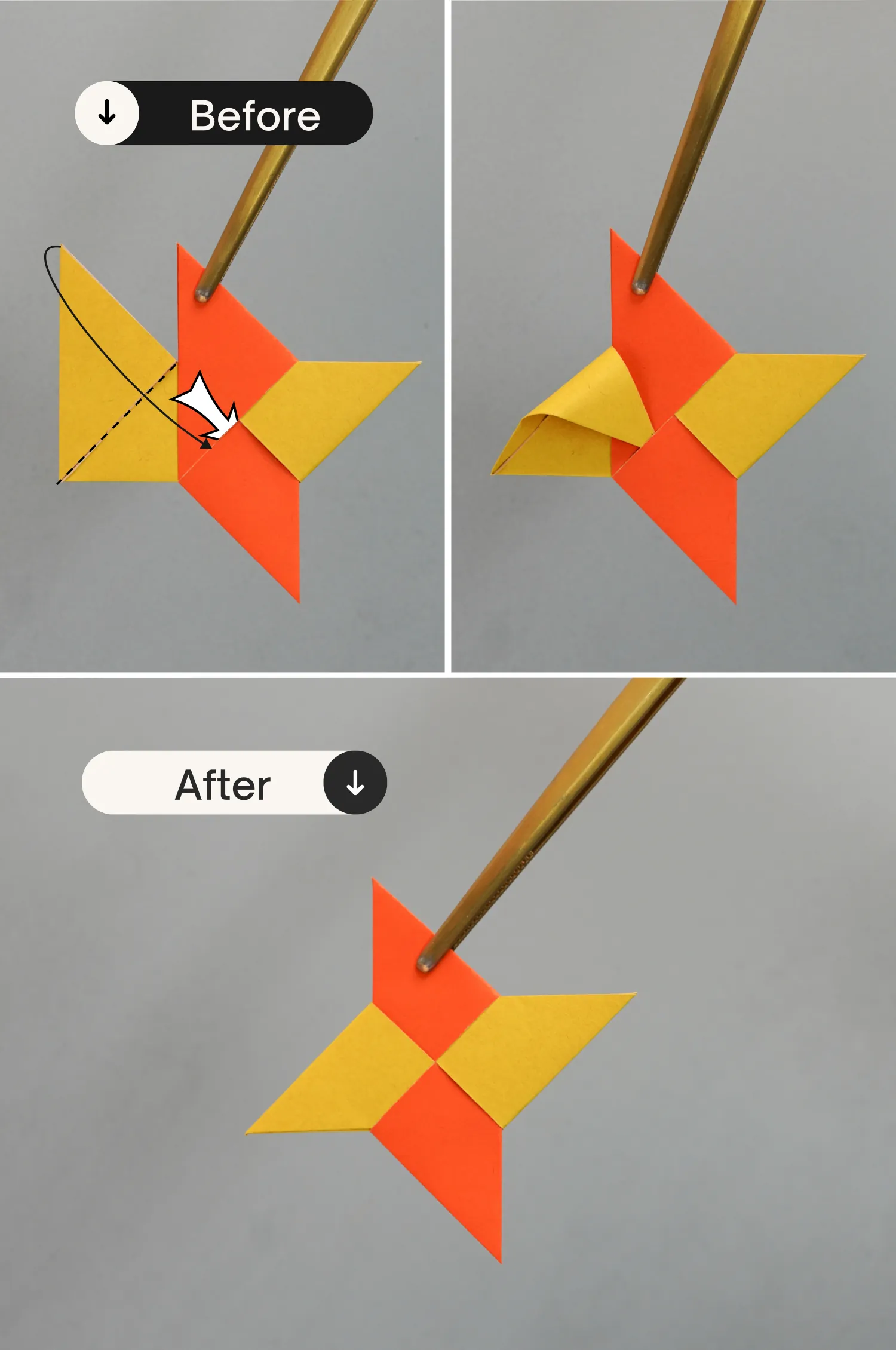 origami ninja star | origamiok