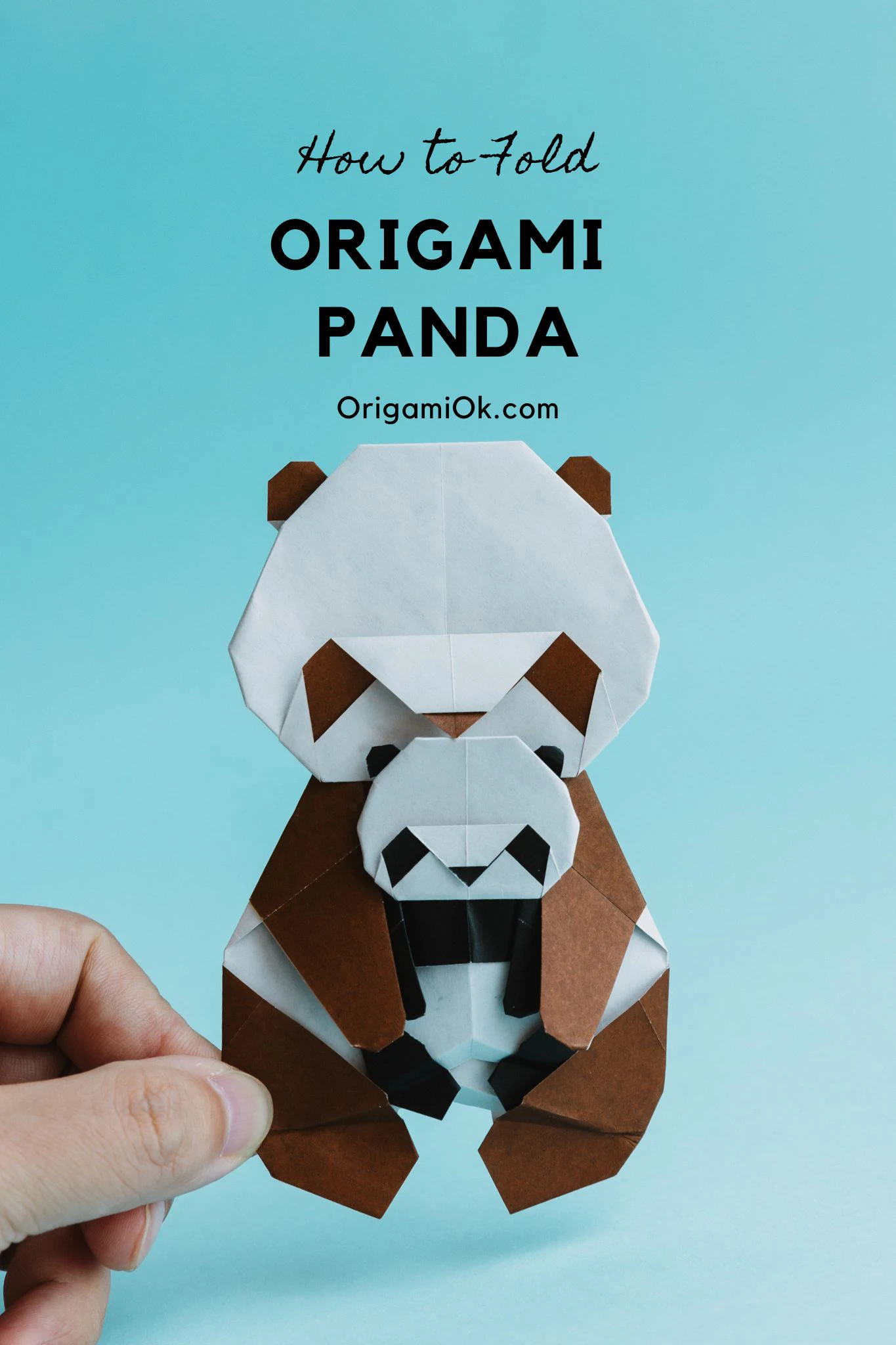 origami panda | origamiok