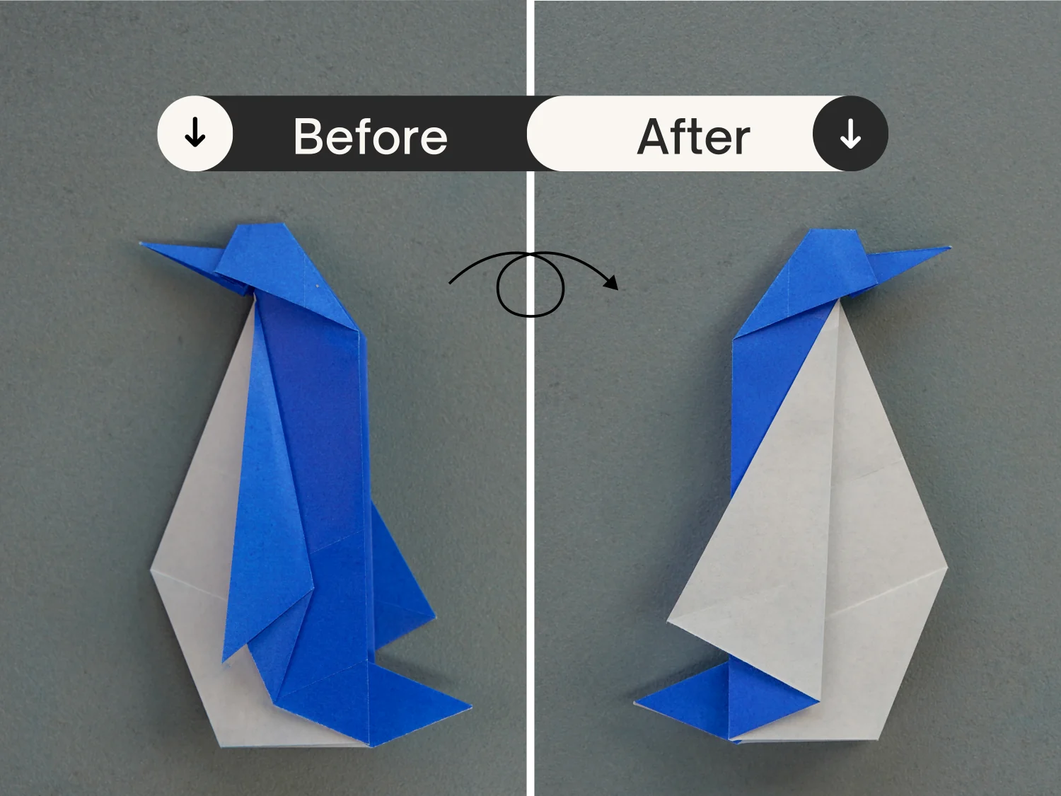 origami penguin | origamiok