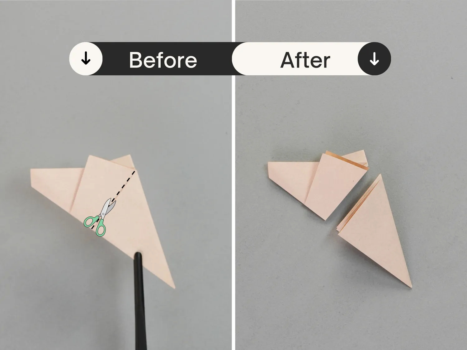 origami pentagon | origamiok