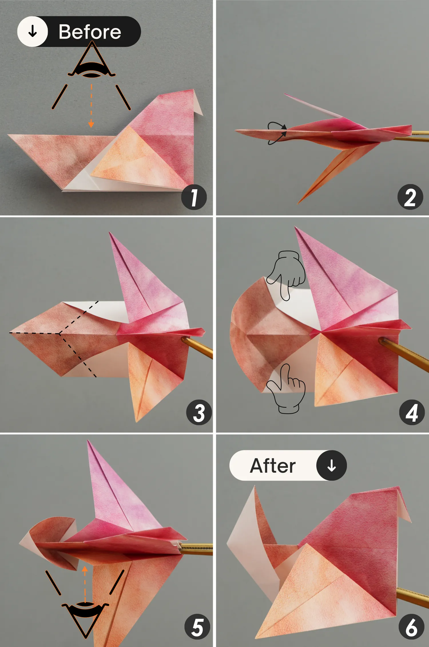 origami pigeon| origamiok