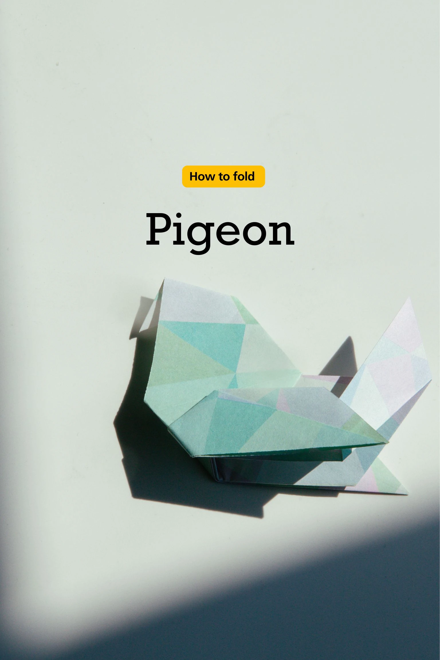 origami pigeon | origamiok