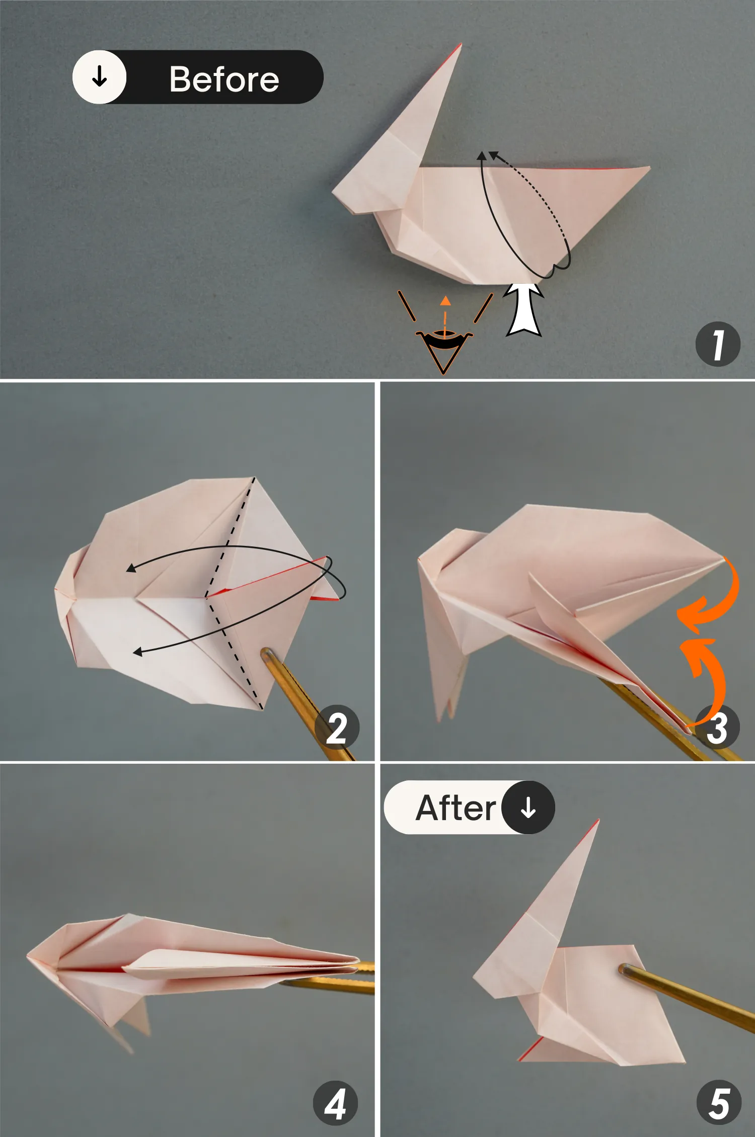 Origami rabbit | OrigamiOk