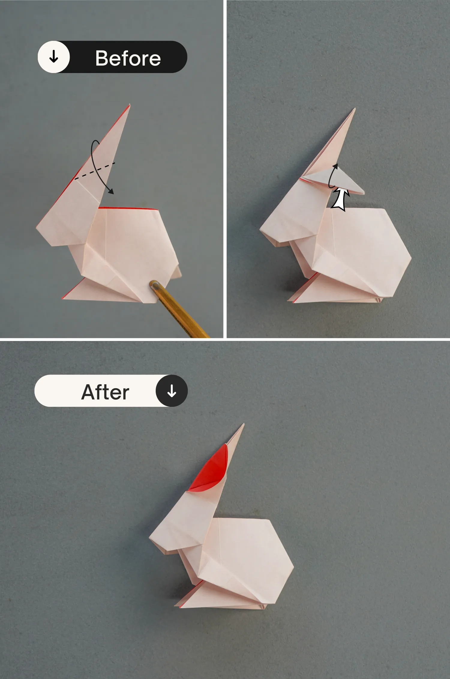 Origami rabbit | OrigamiOk