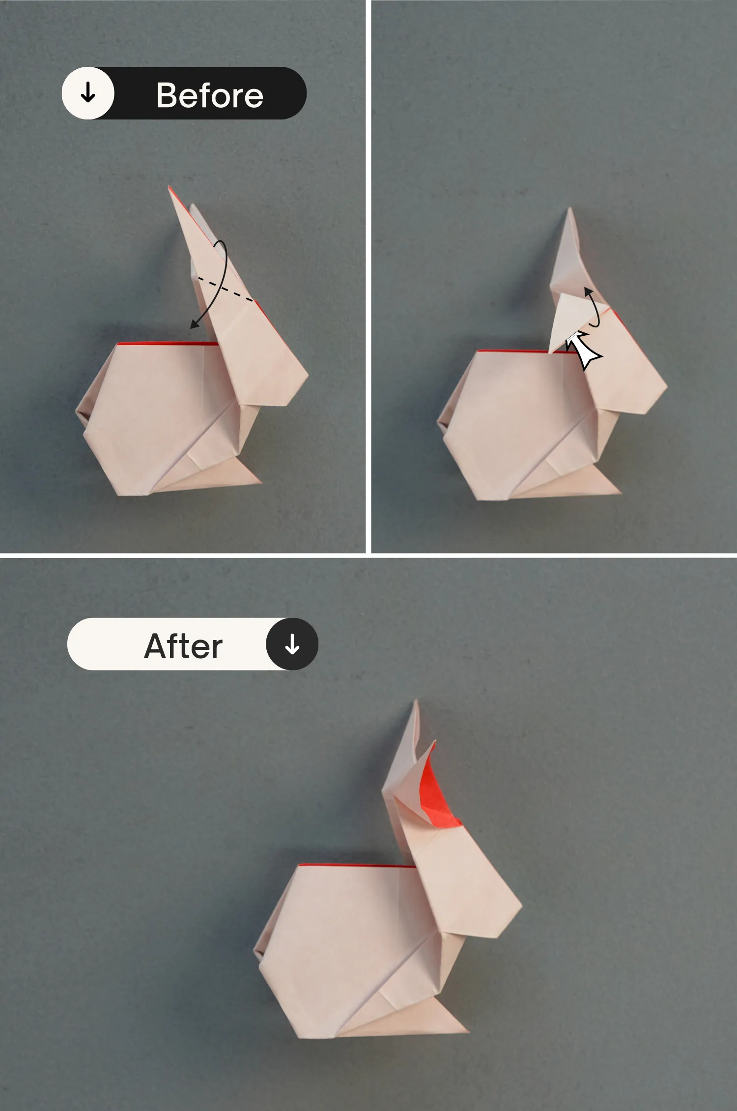 Origami rabbit | OrigamiOk