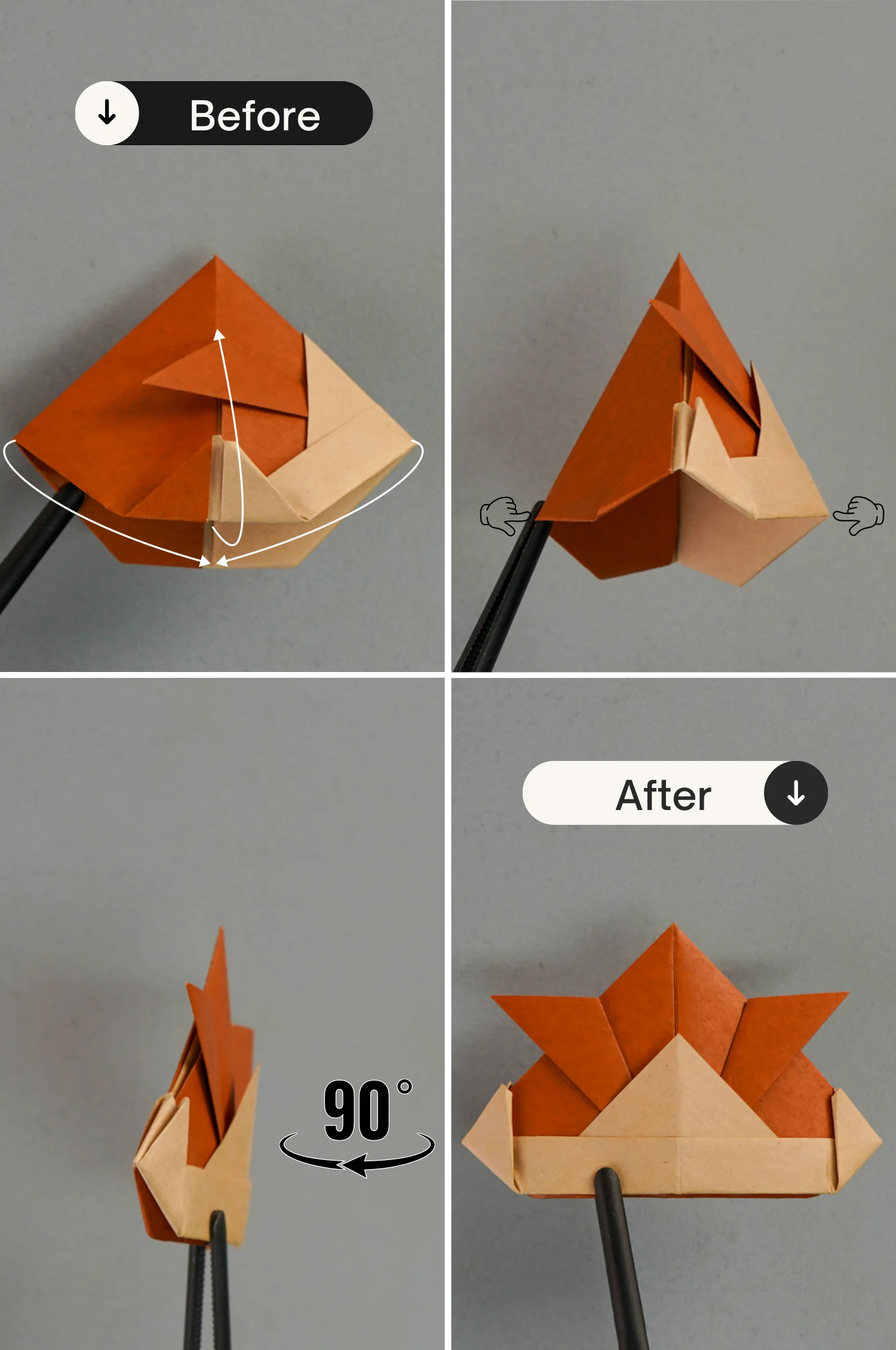 origami samurai hat | origamiok