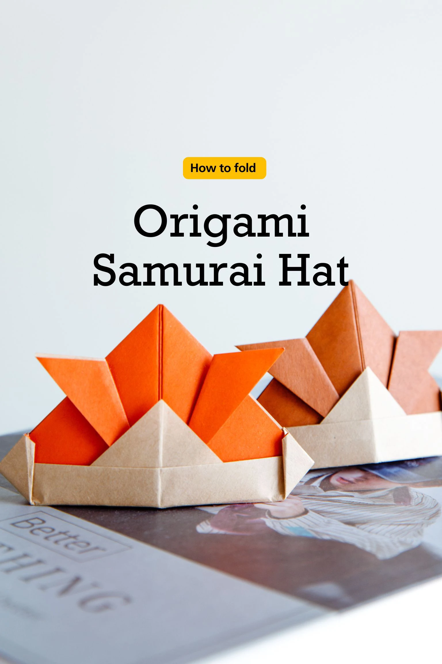 origami samurai hat | origamiok