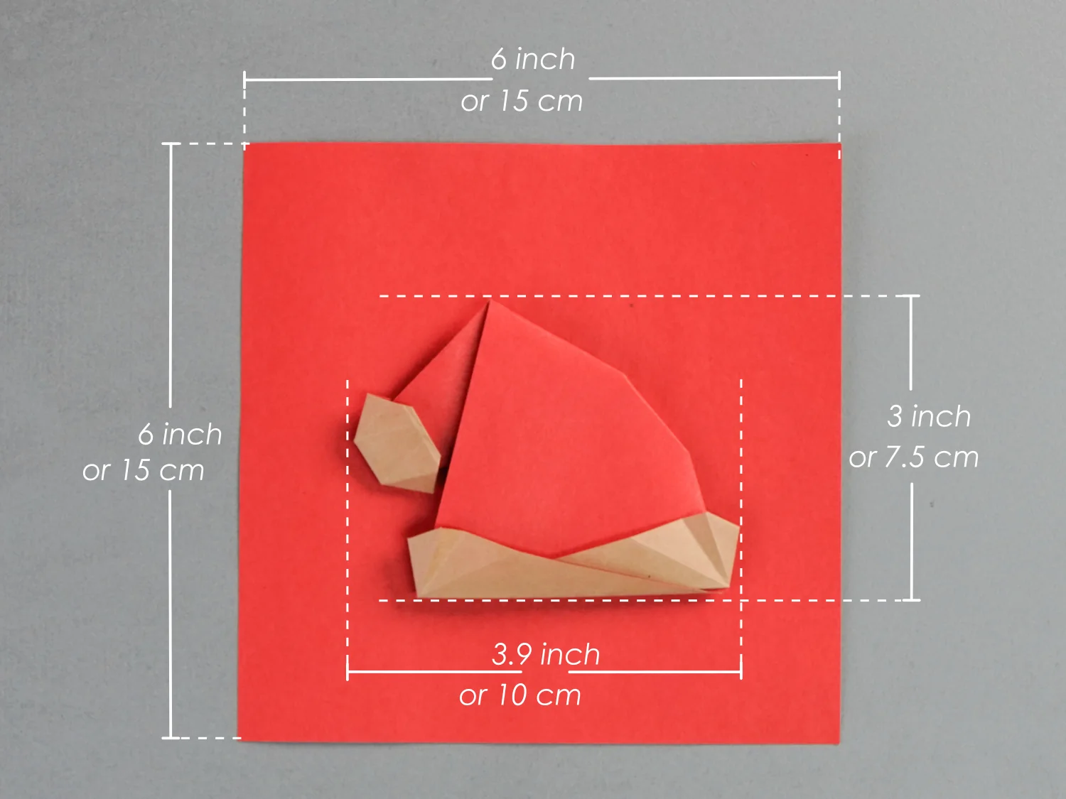 origami santa hat | origamiok