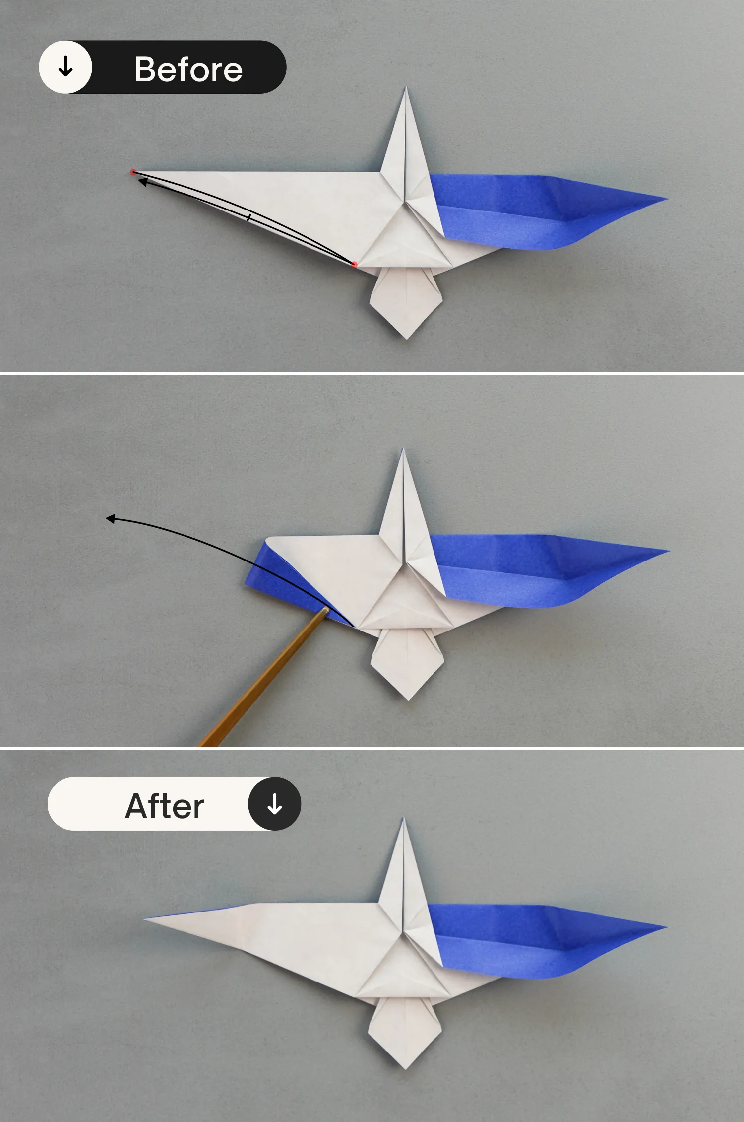 origami seagull| origamiok