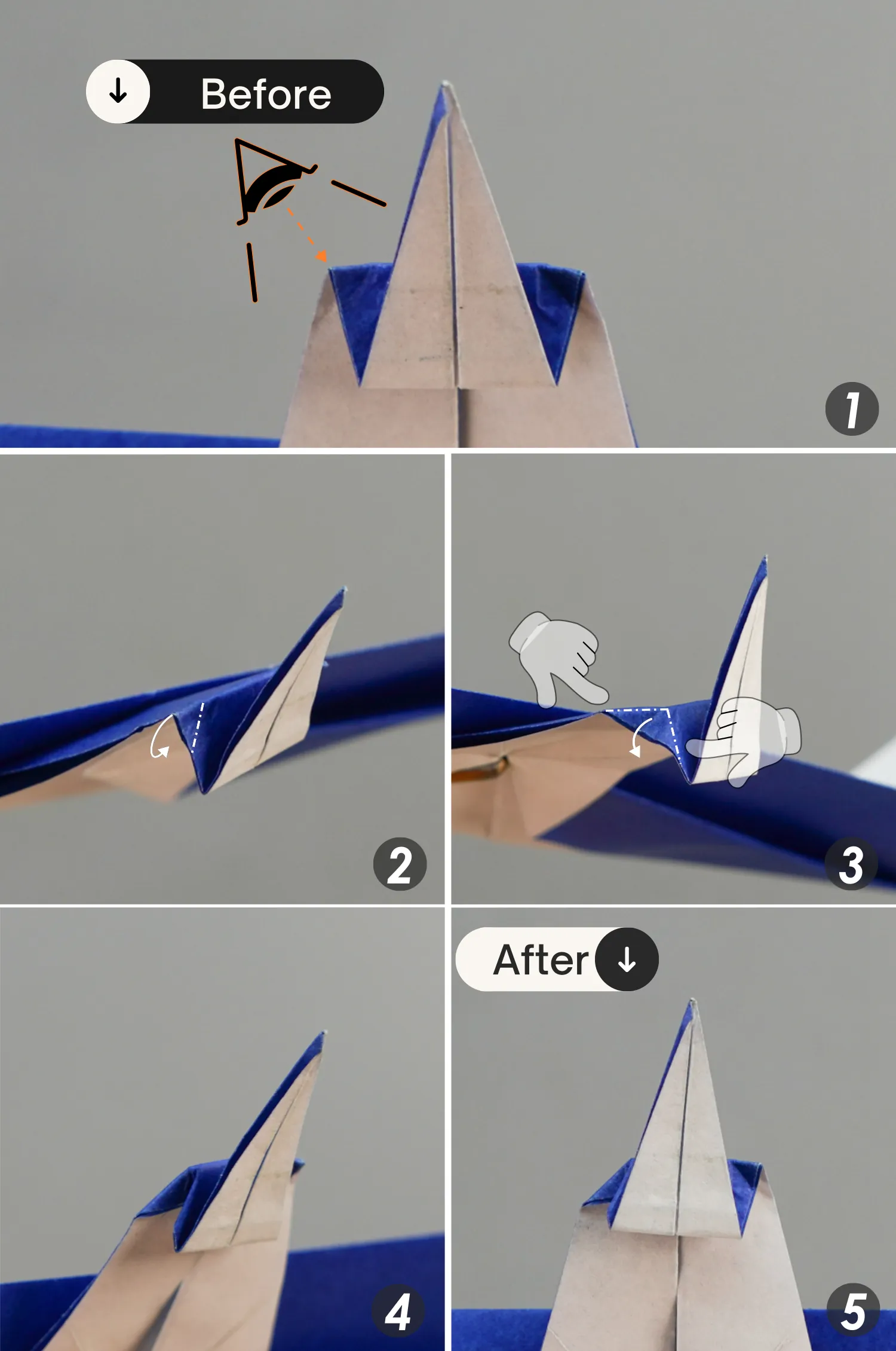 origami seagull| origamiok