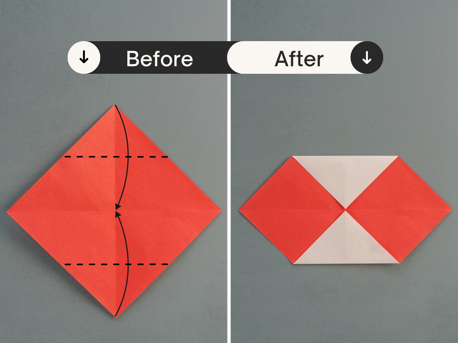 Origami origami secret heart message box | OrigamiOk