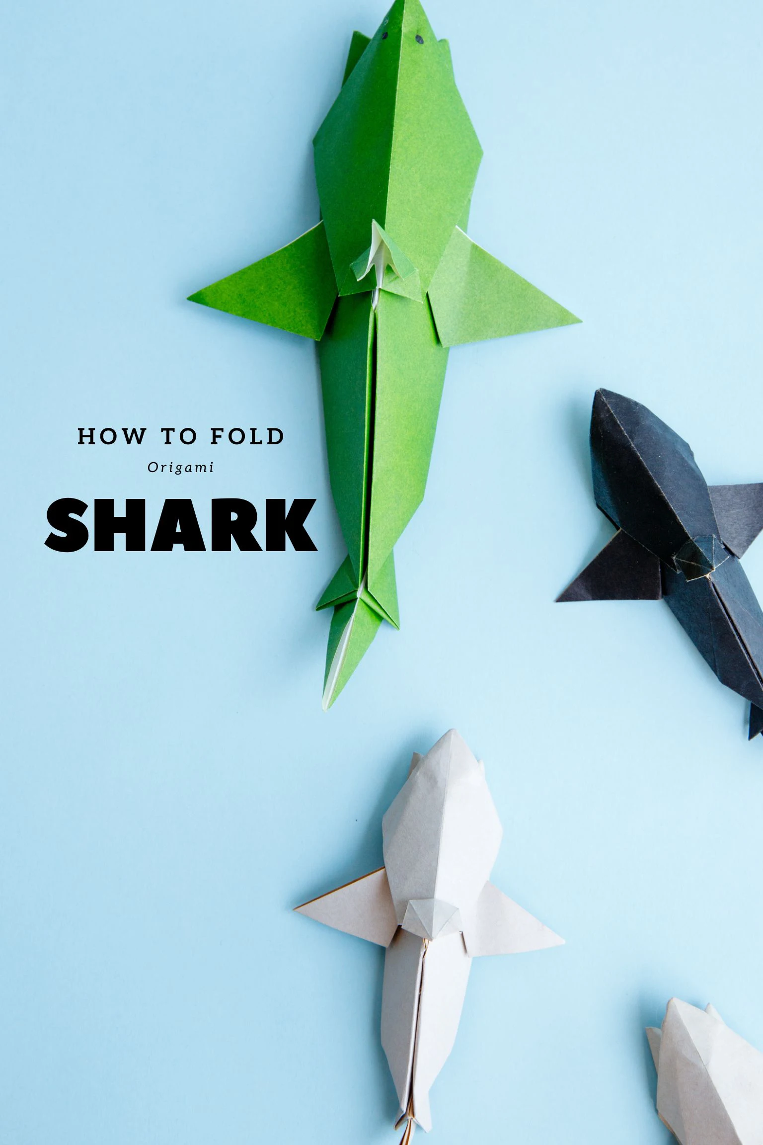 origami shark | origamiok