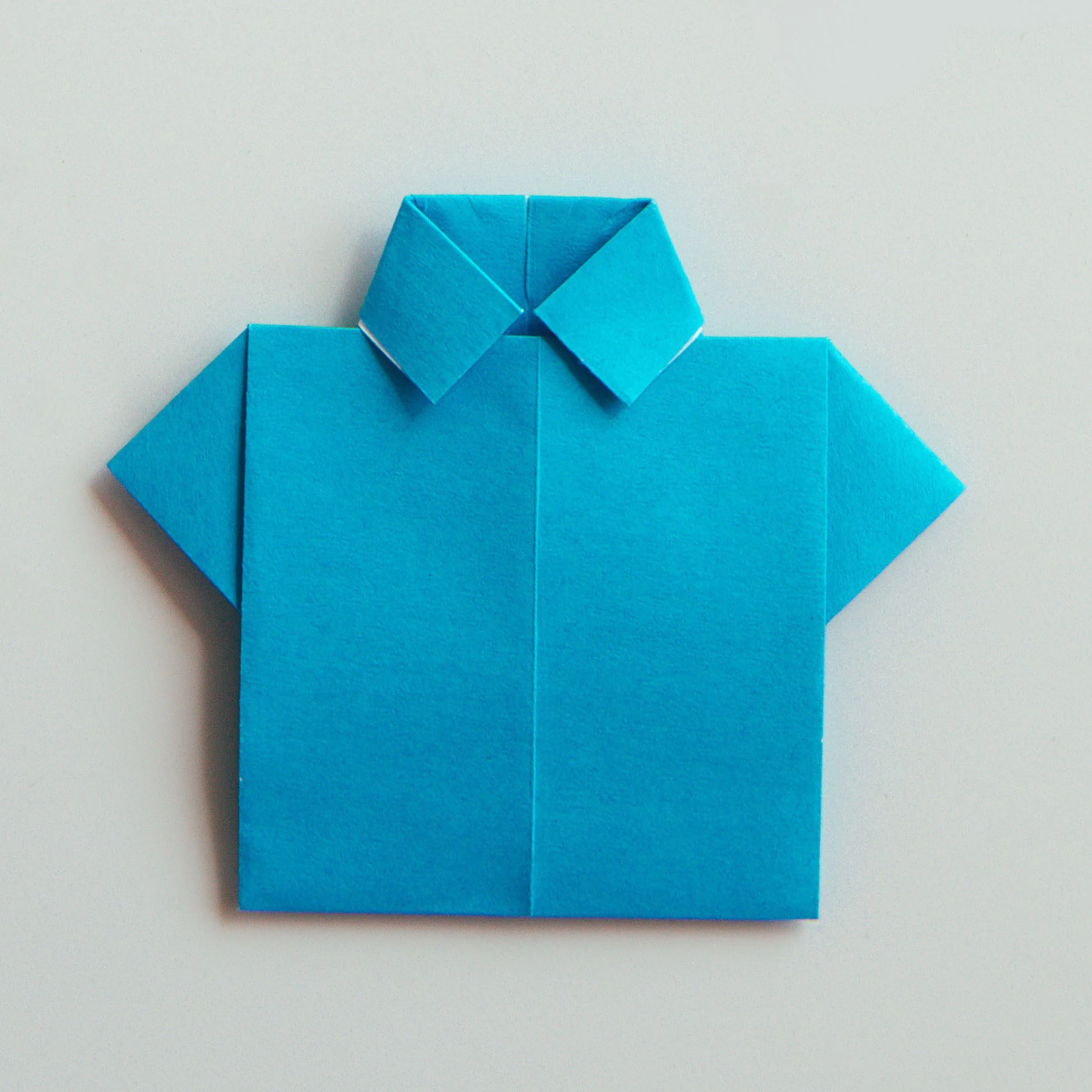 How to Make an Origami Shirt - OrigamiOK