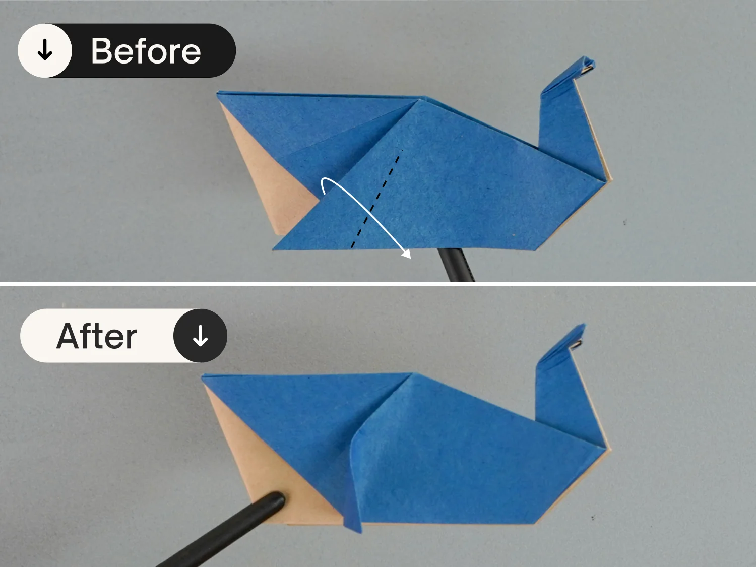 origami whale | origamiok