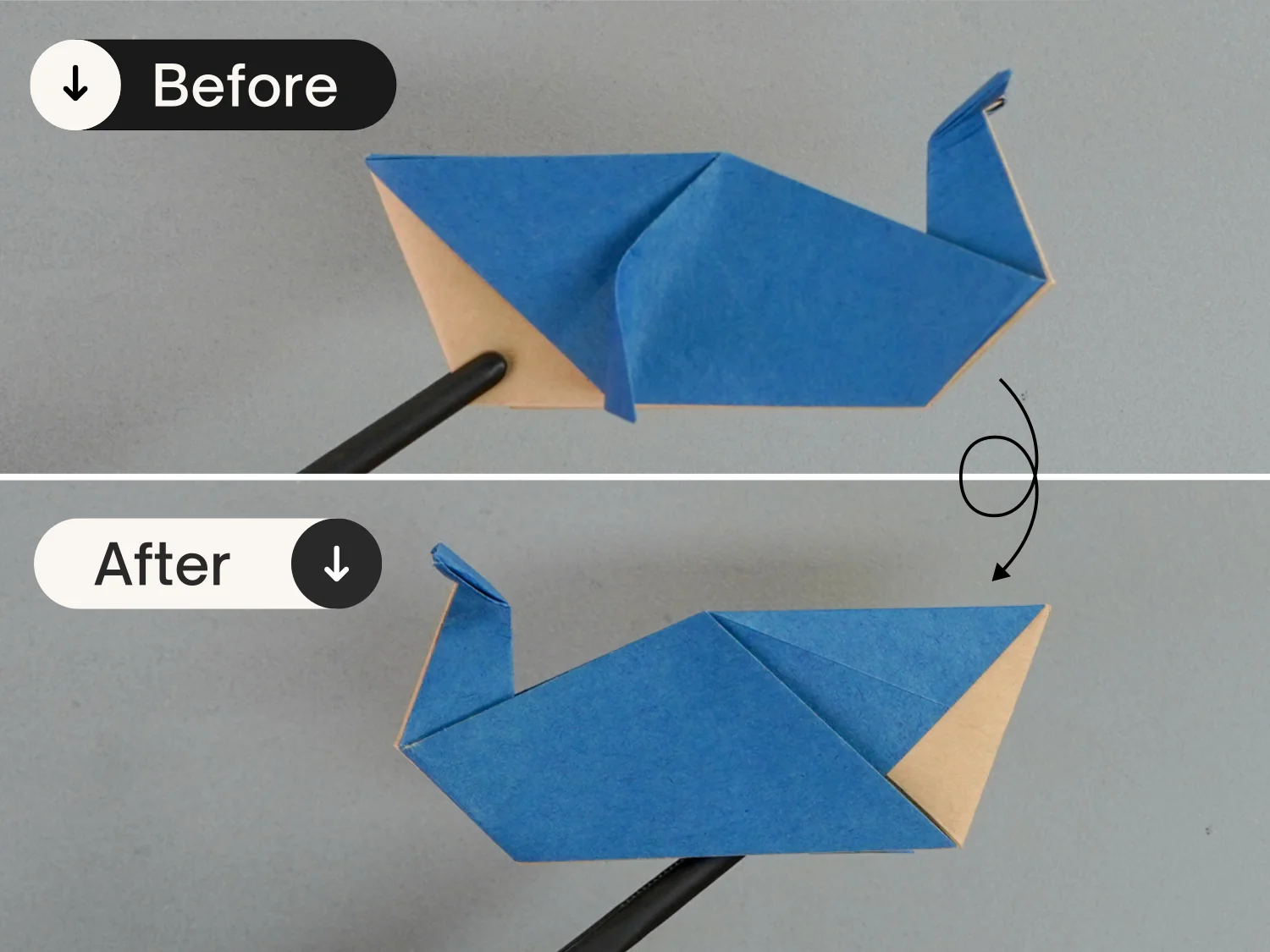 origami whale | origamiok