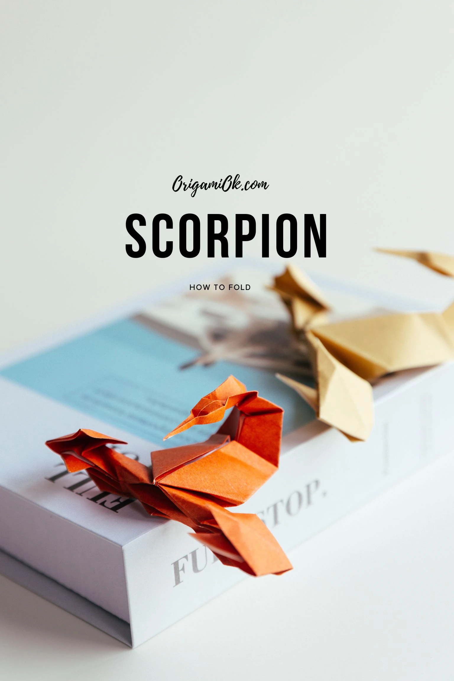 origami scorpion | origamiok