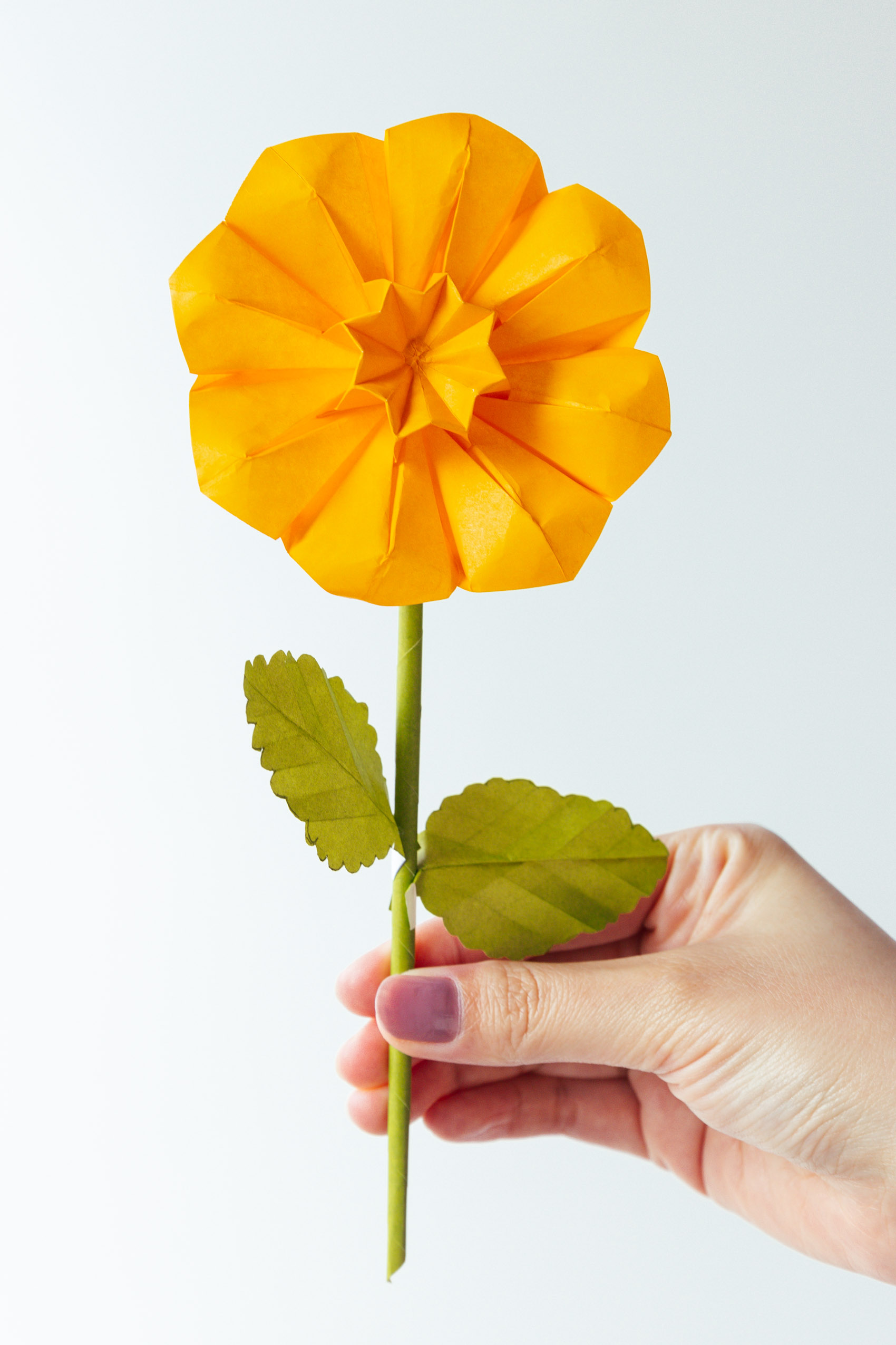 origami sunflower | origamiok