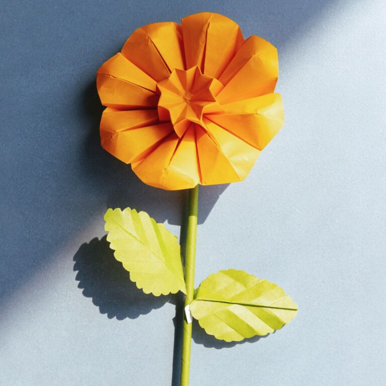 origami sunflower | origamiok