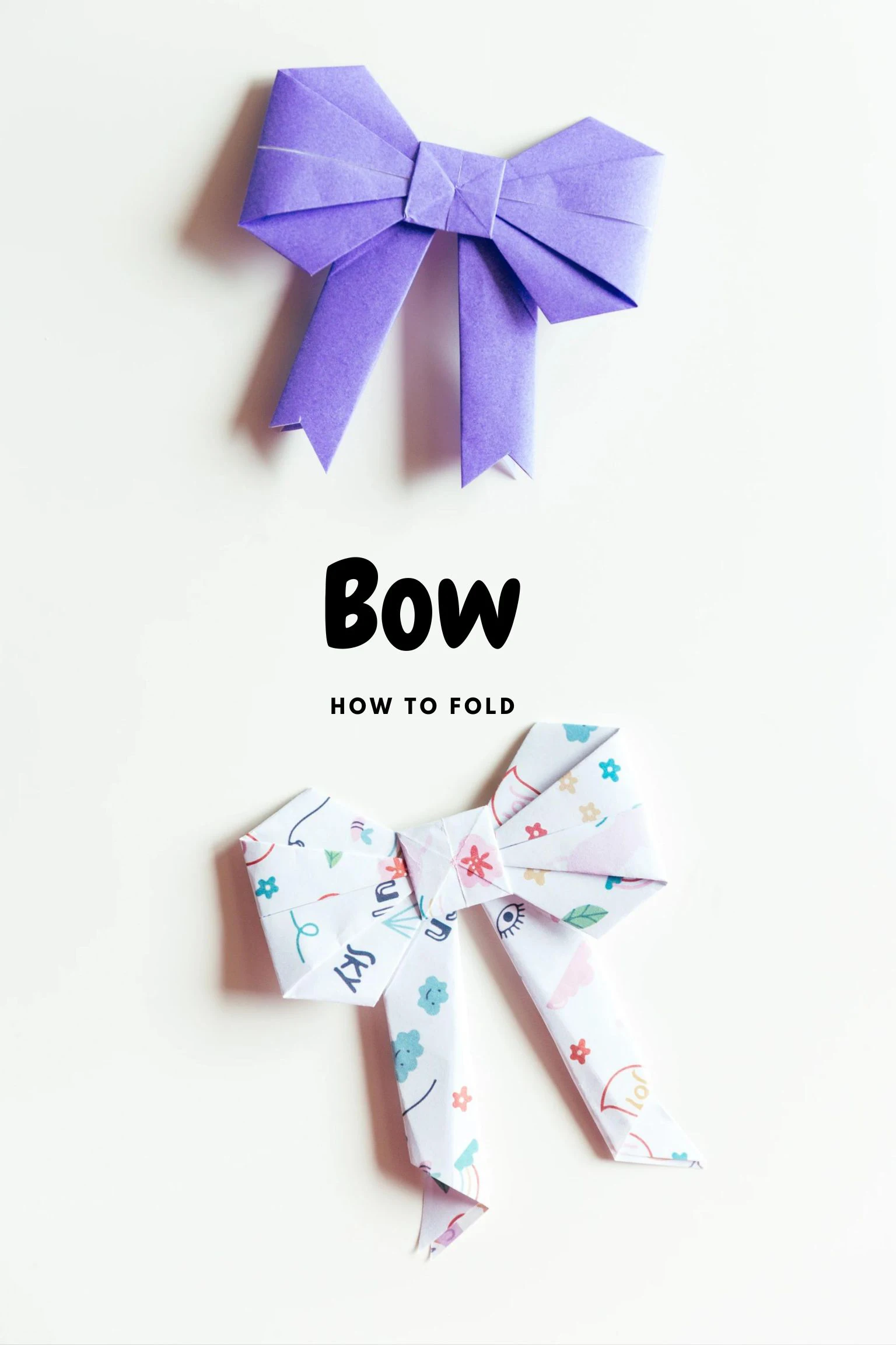 origami bow | origamiok