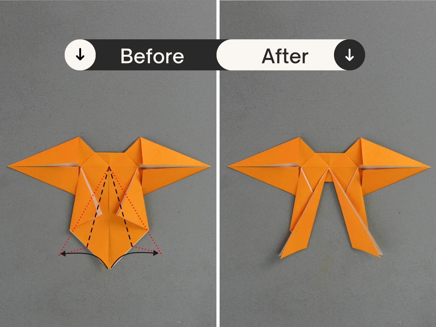 origami bow | origamiok