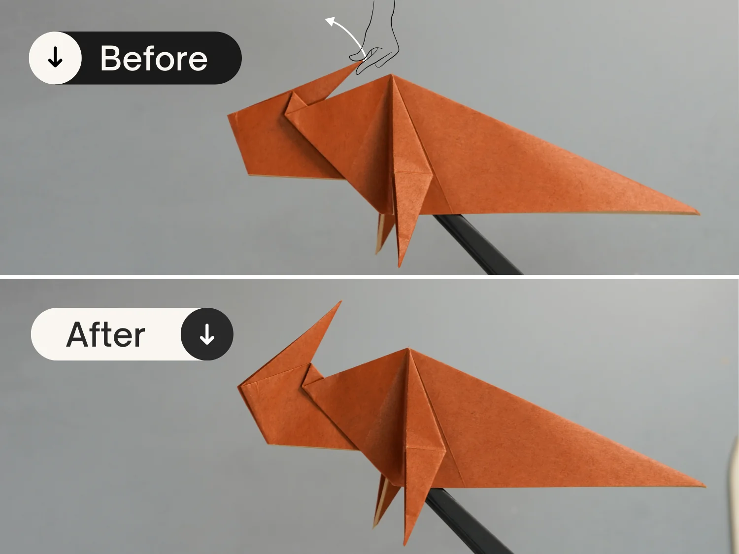 origami bull | origamiok