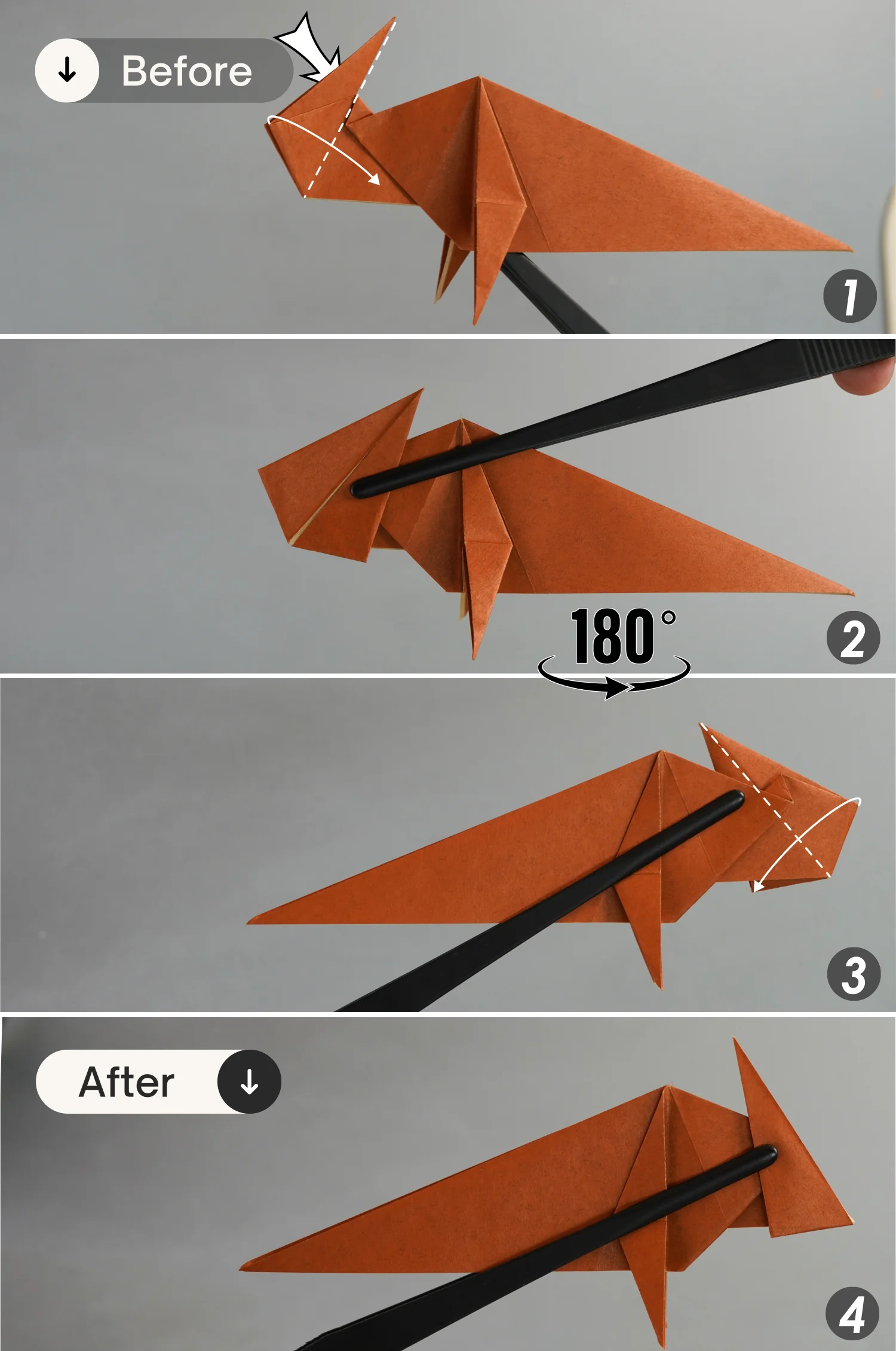 origami bull | origamiok