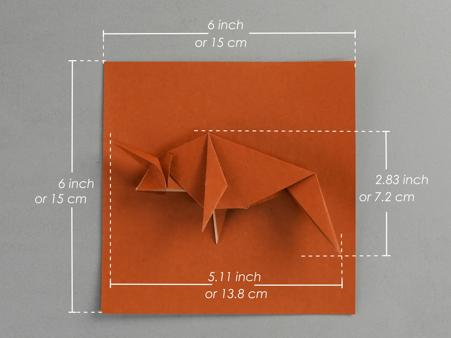 origami bull | origamiok