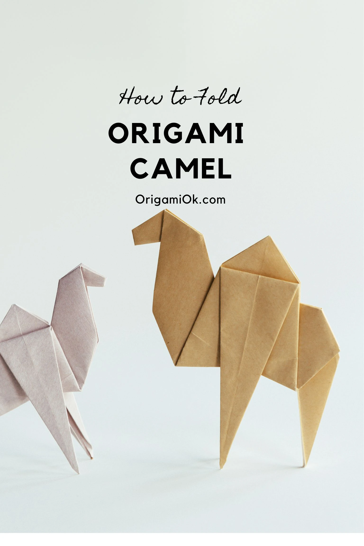 origami camel | origamiok