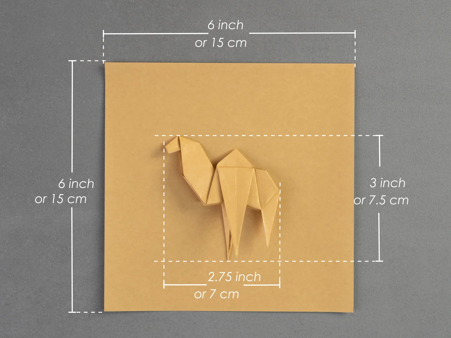 origami camel | origamiok