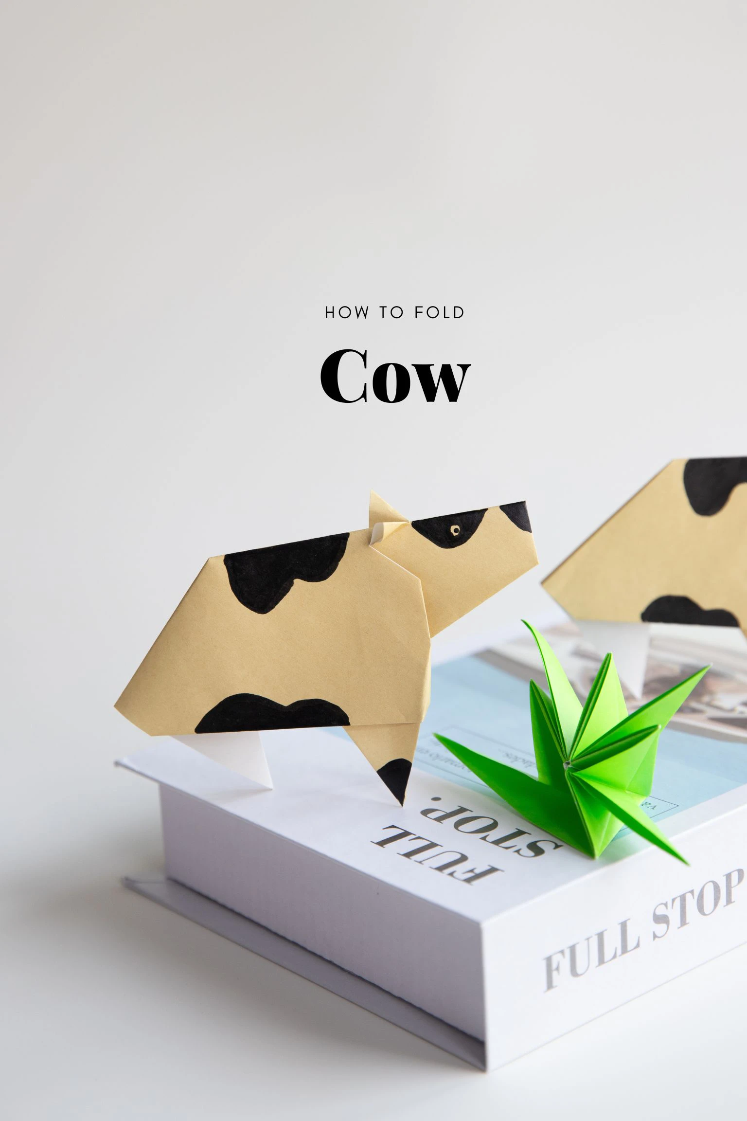 origami cow | origamiok