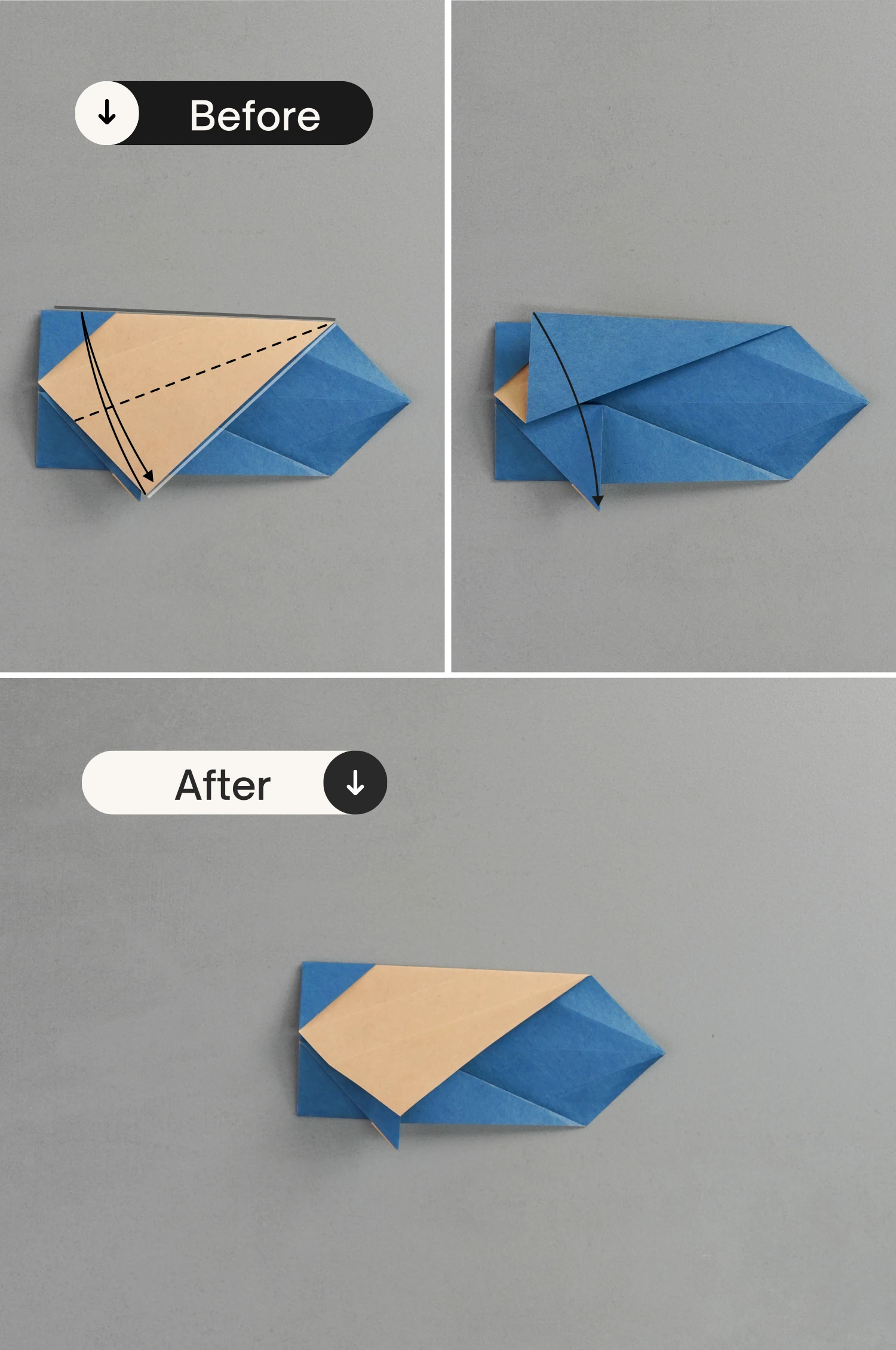 origami dolphin | origamiok