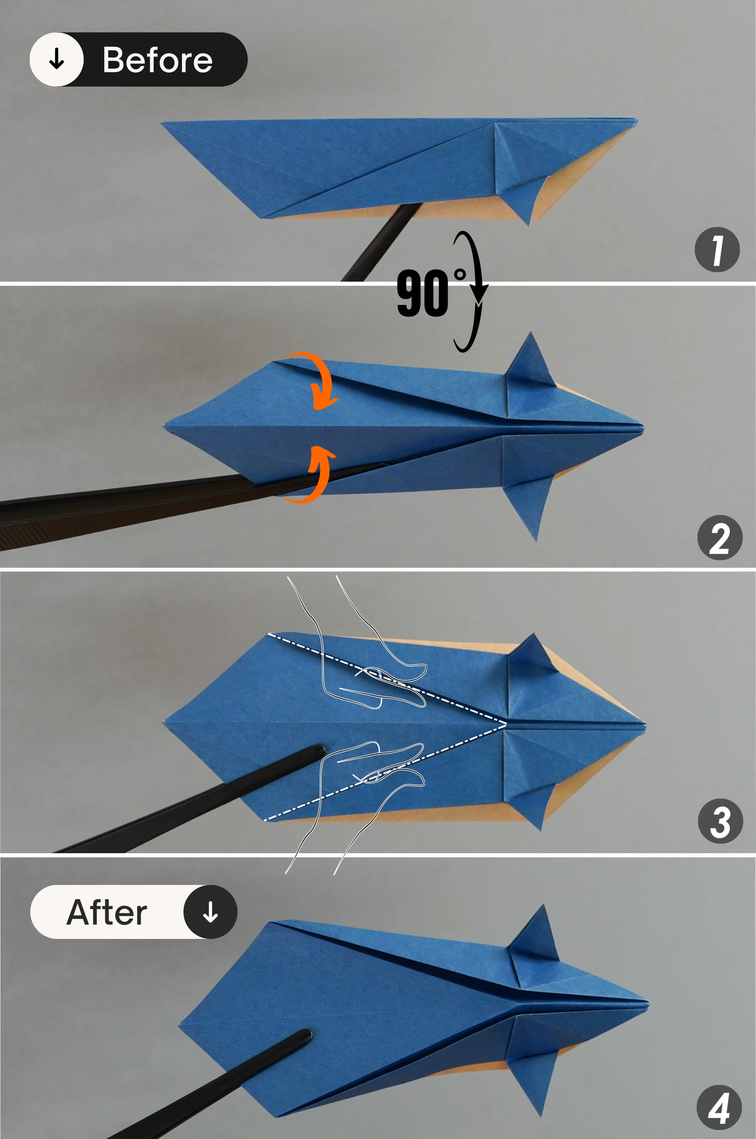 origami dolphin | origamiok