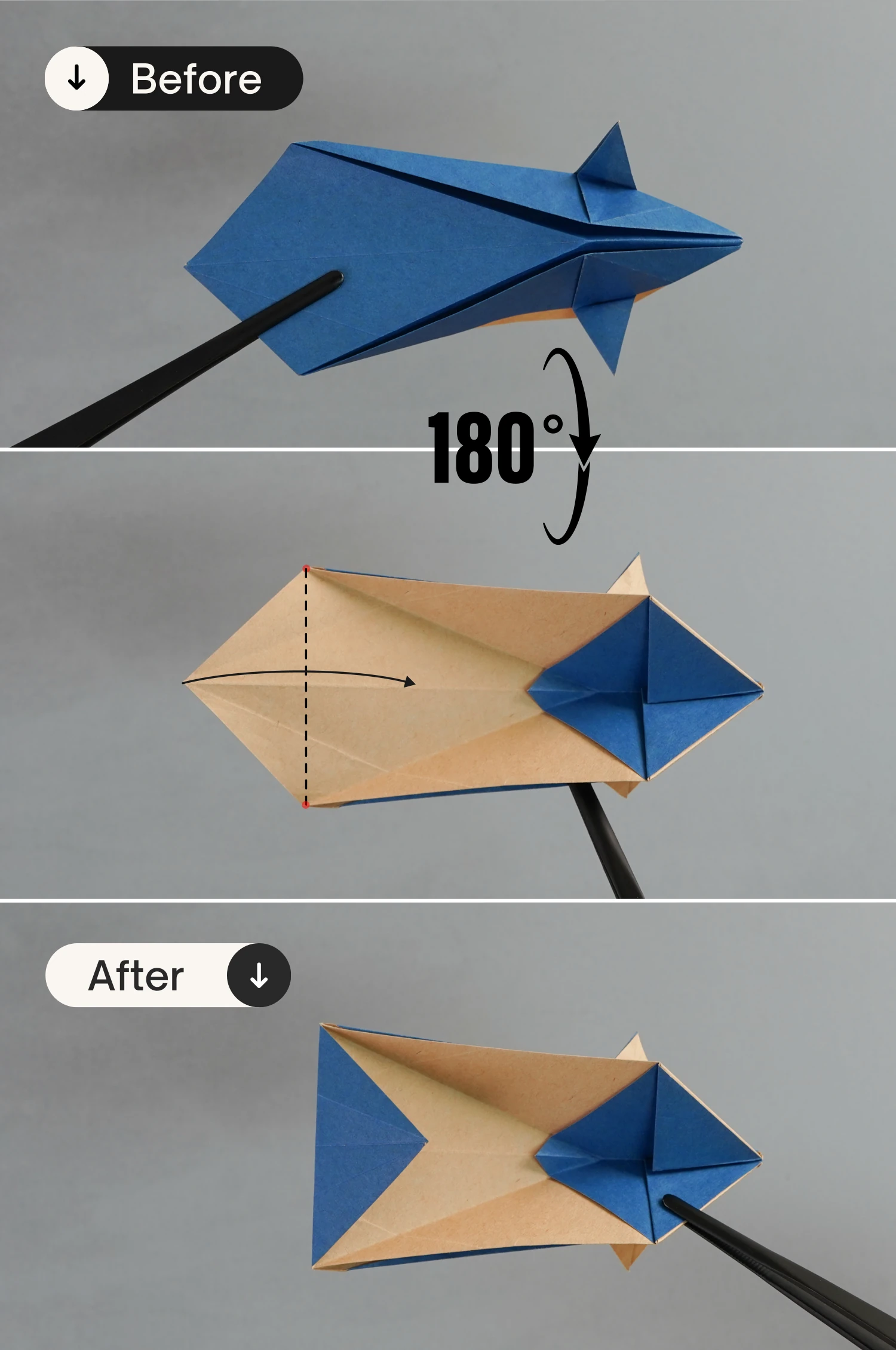 origami dolphin | origamiok