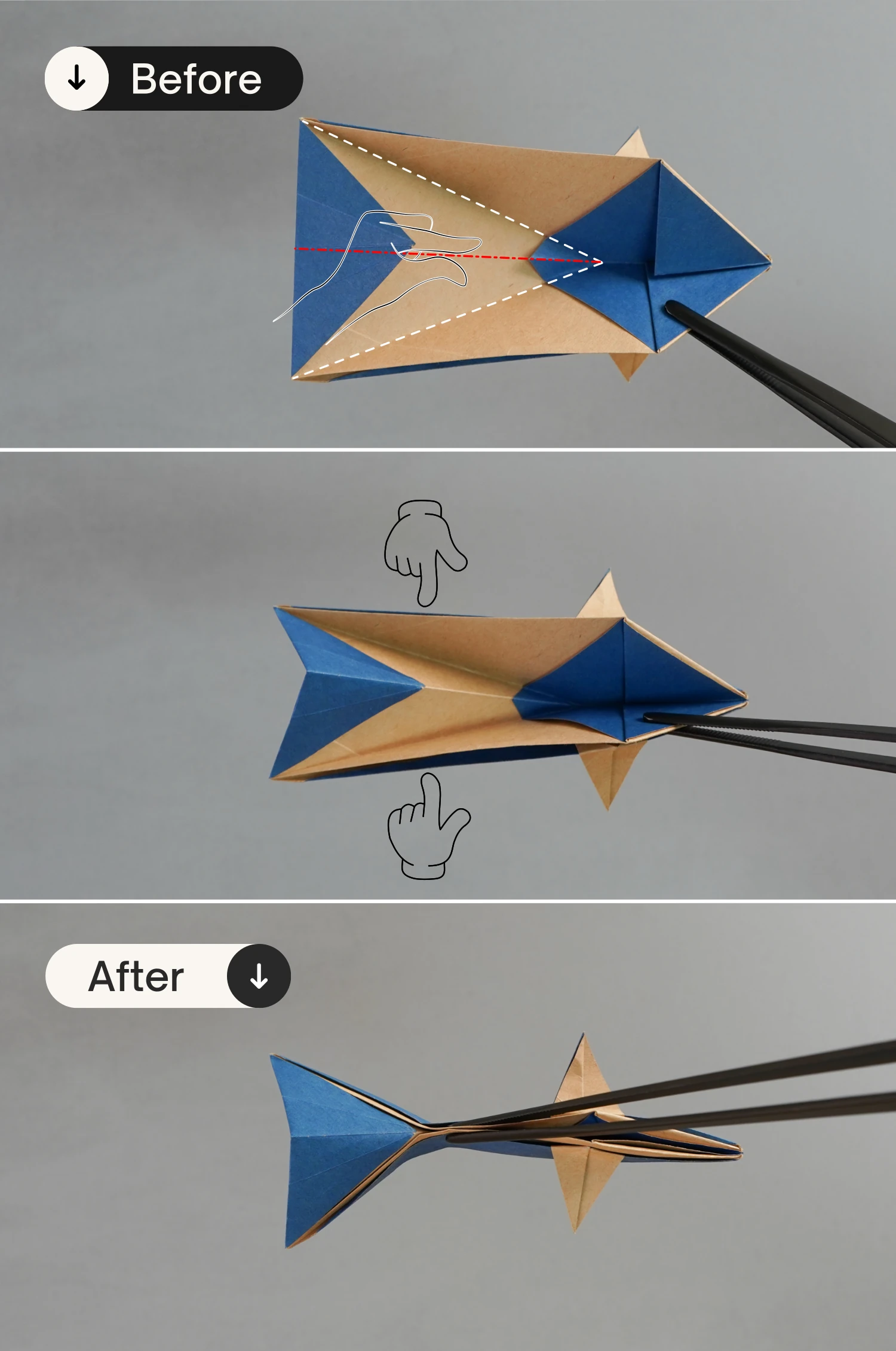 origami dolphin | origamiok