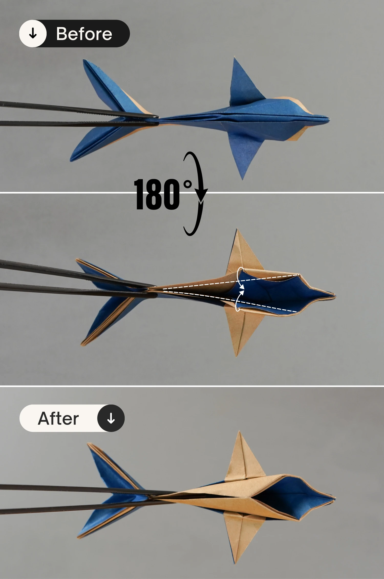 origami dolphin | origamiok