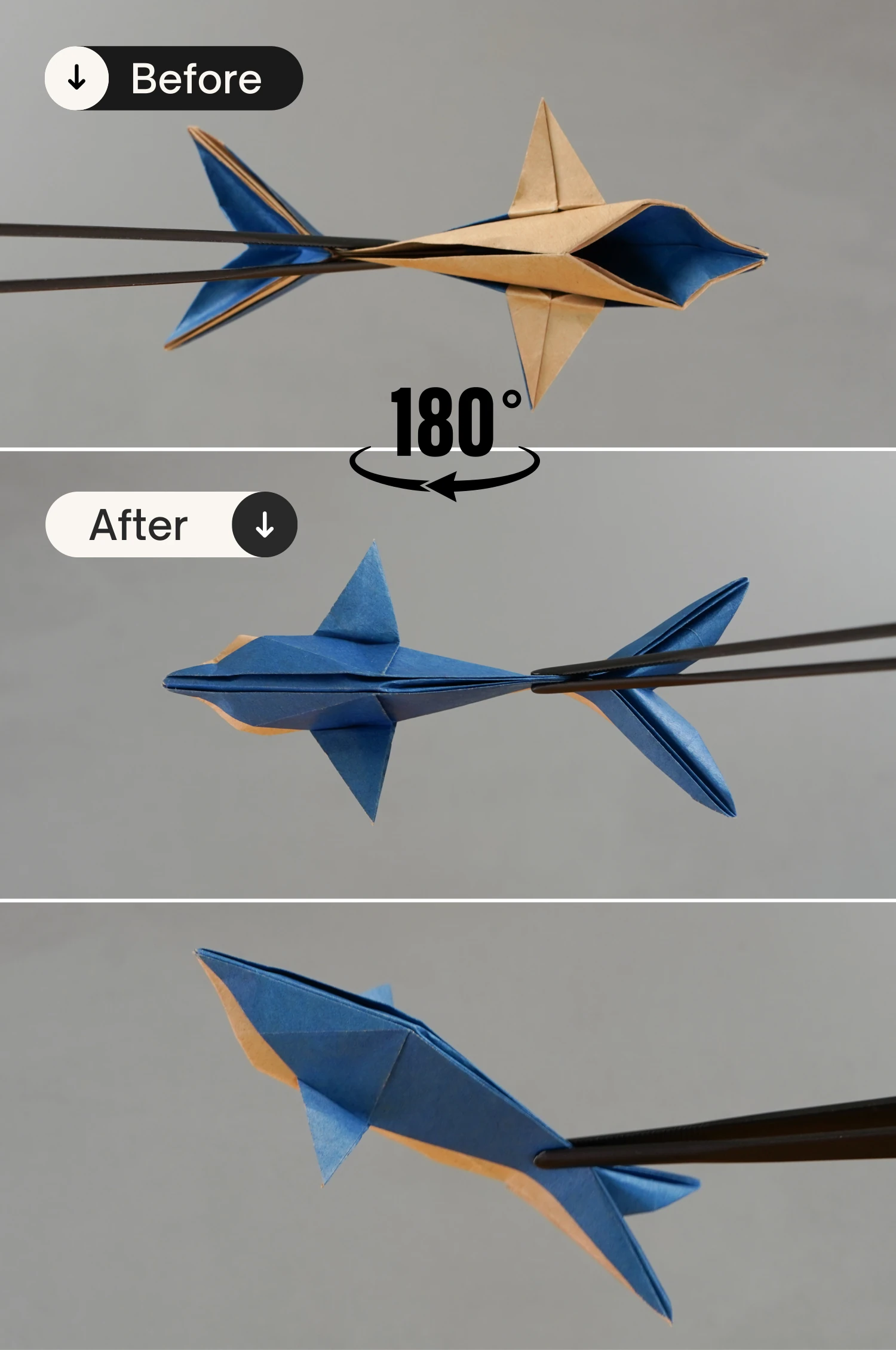 origami dolphin | origamiok