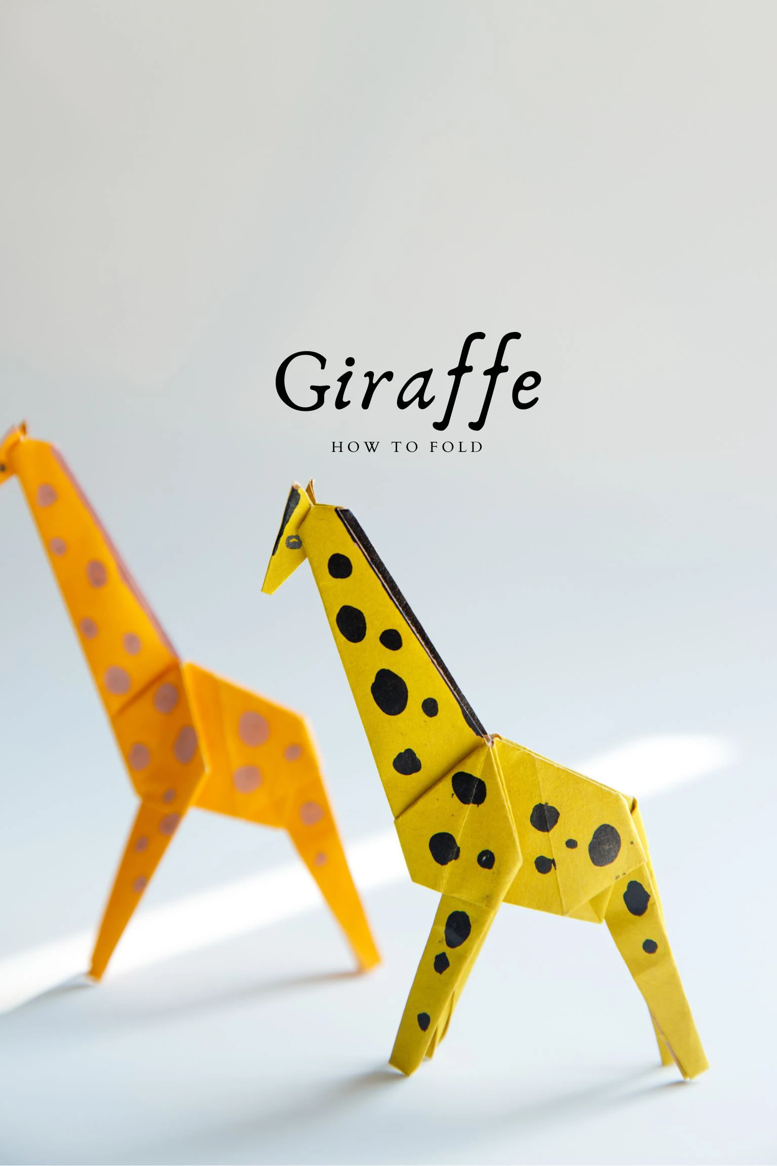 origami giraffe | origamiok