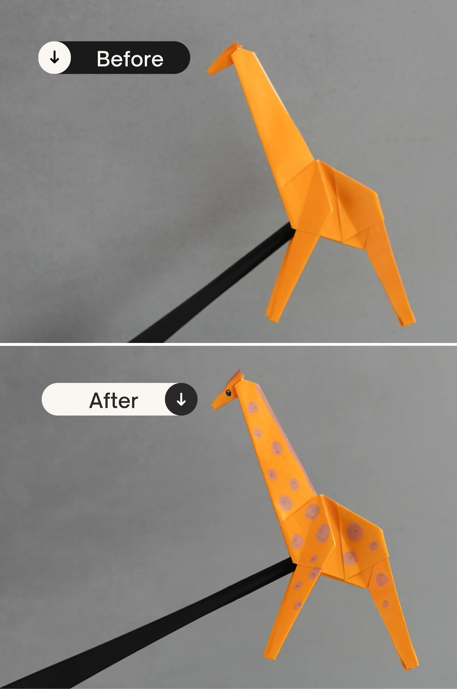 origami giraffe | origamiok