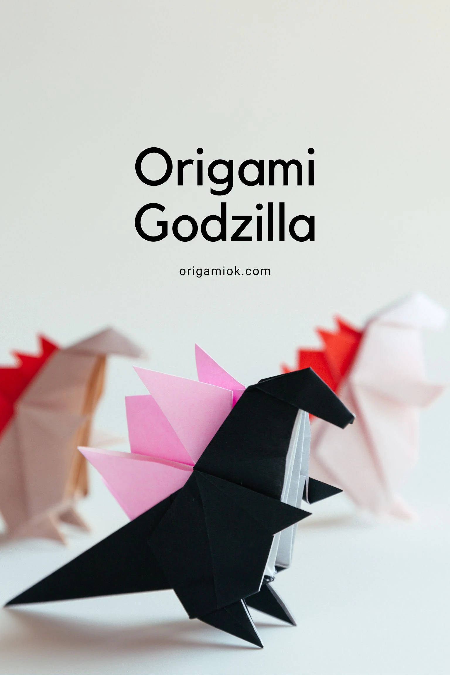 origami godzilla | origamiok