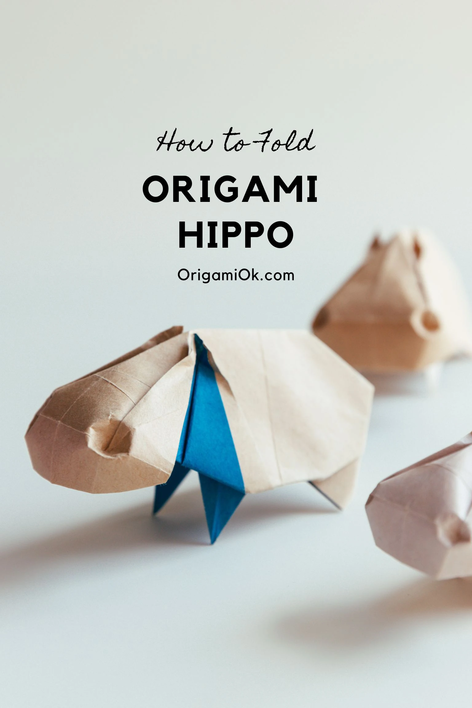 origami hippo | origamiok