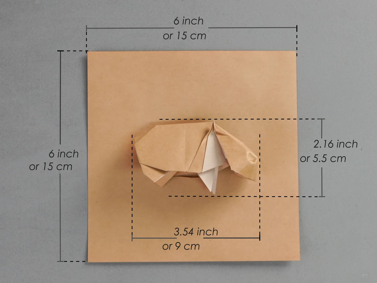 origami hippo | origamiok