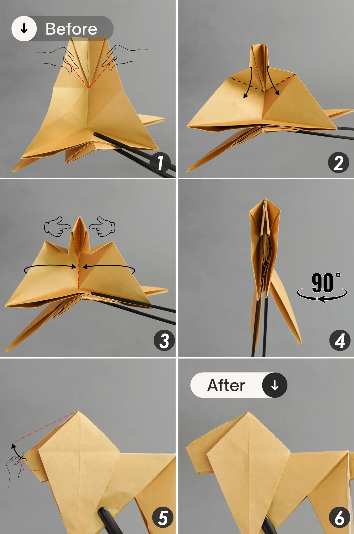 origami lion | origamiok