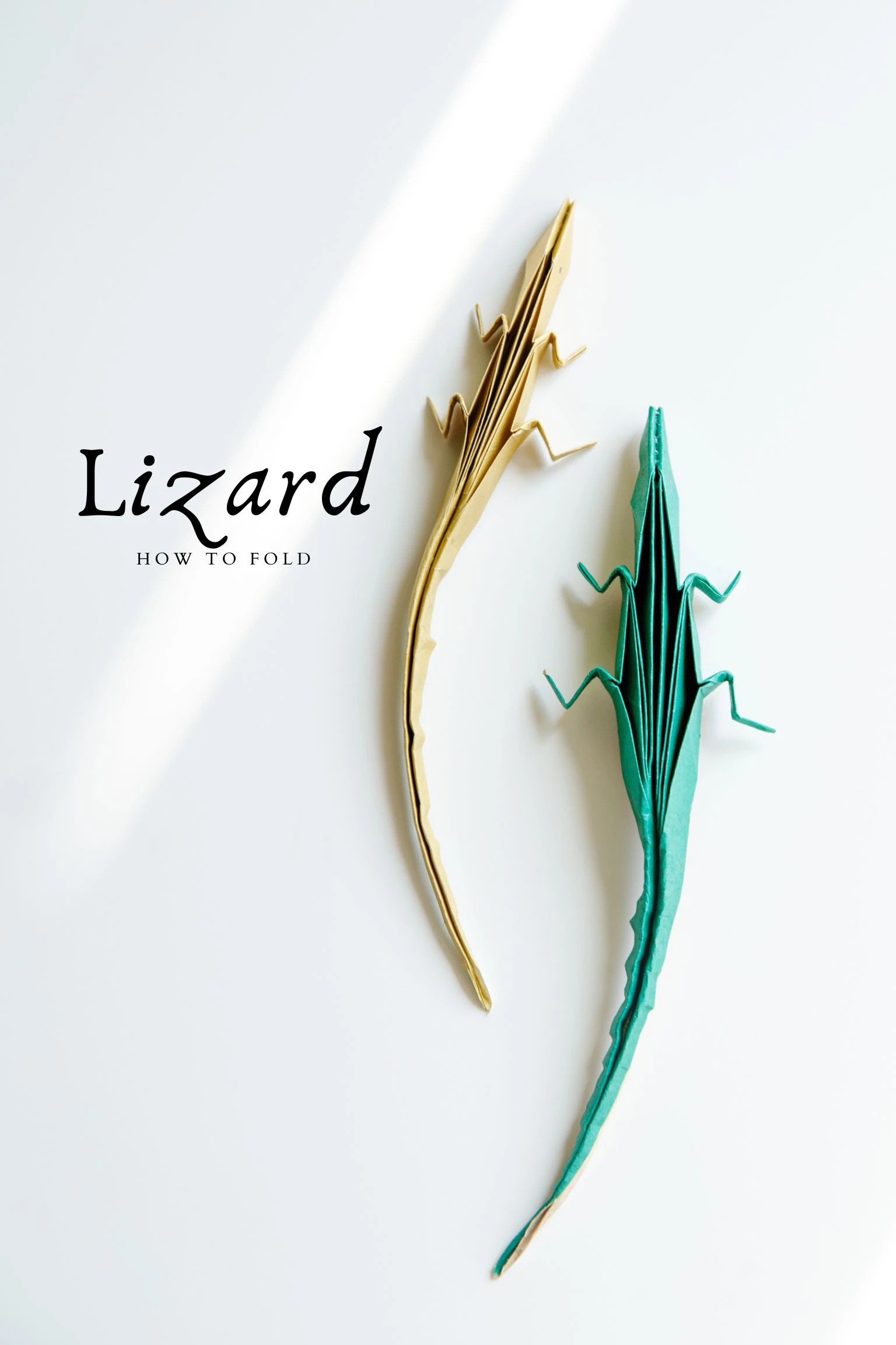 origami lizard | origamiok