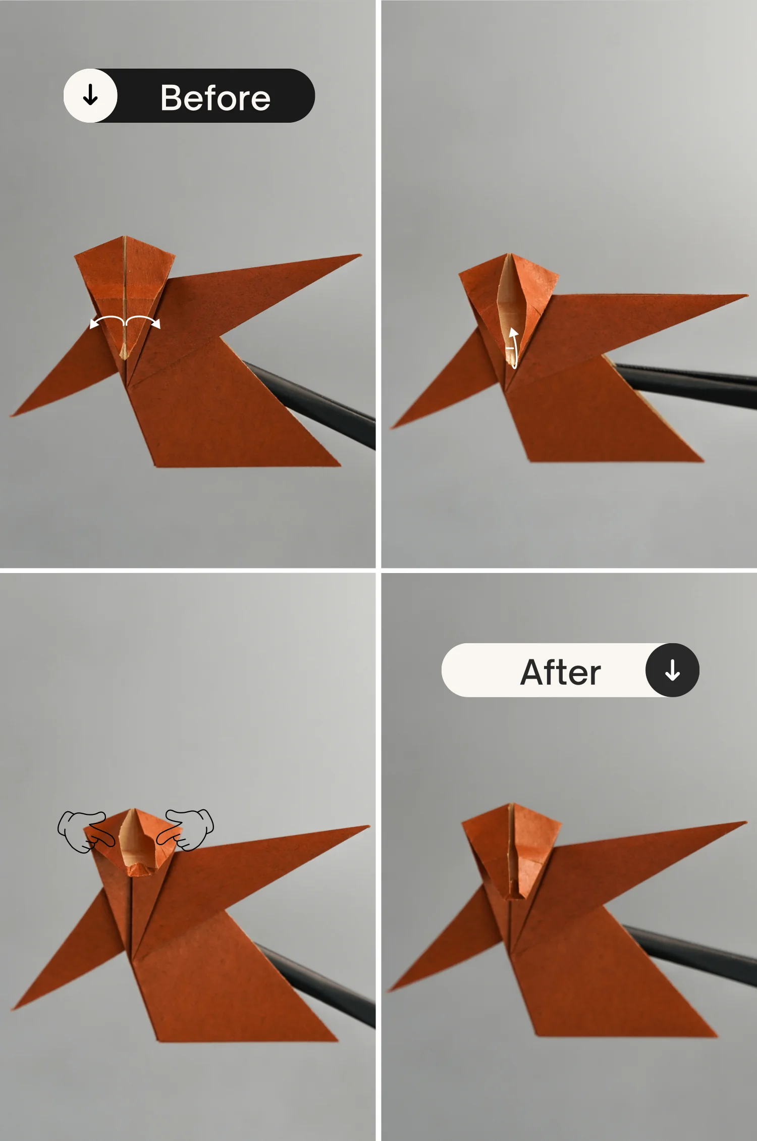 origami monkey | origamiok