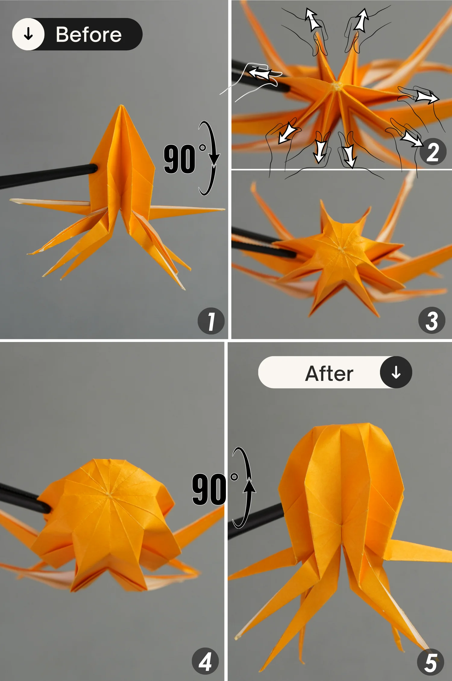 origami octopus | origamiok