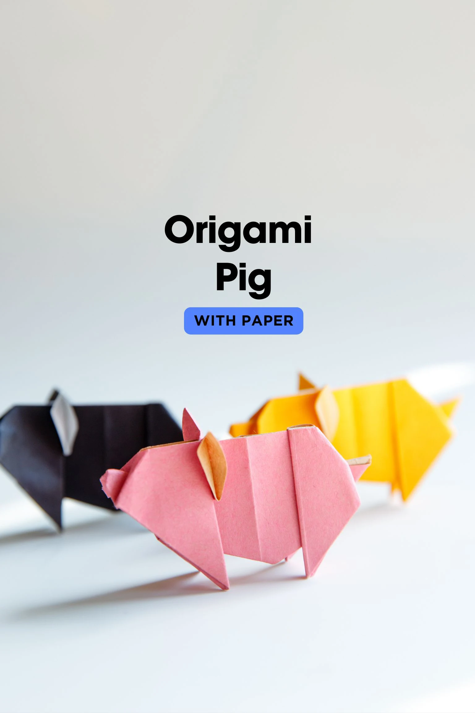 origami pig | origamiok