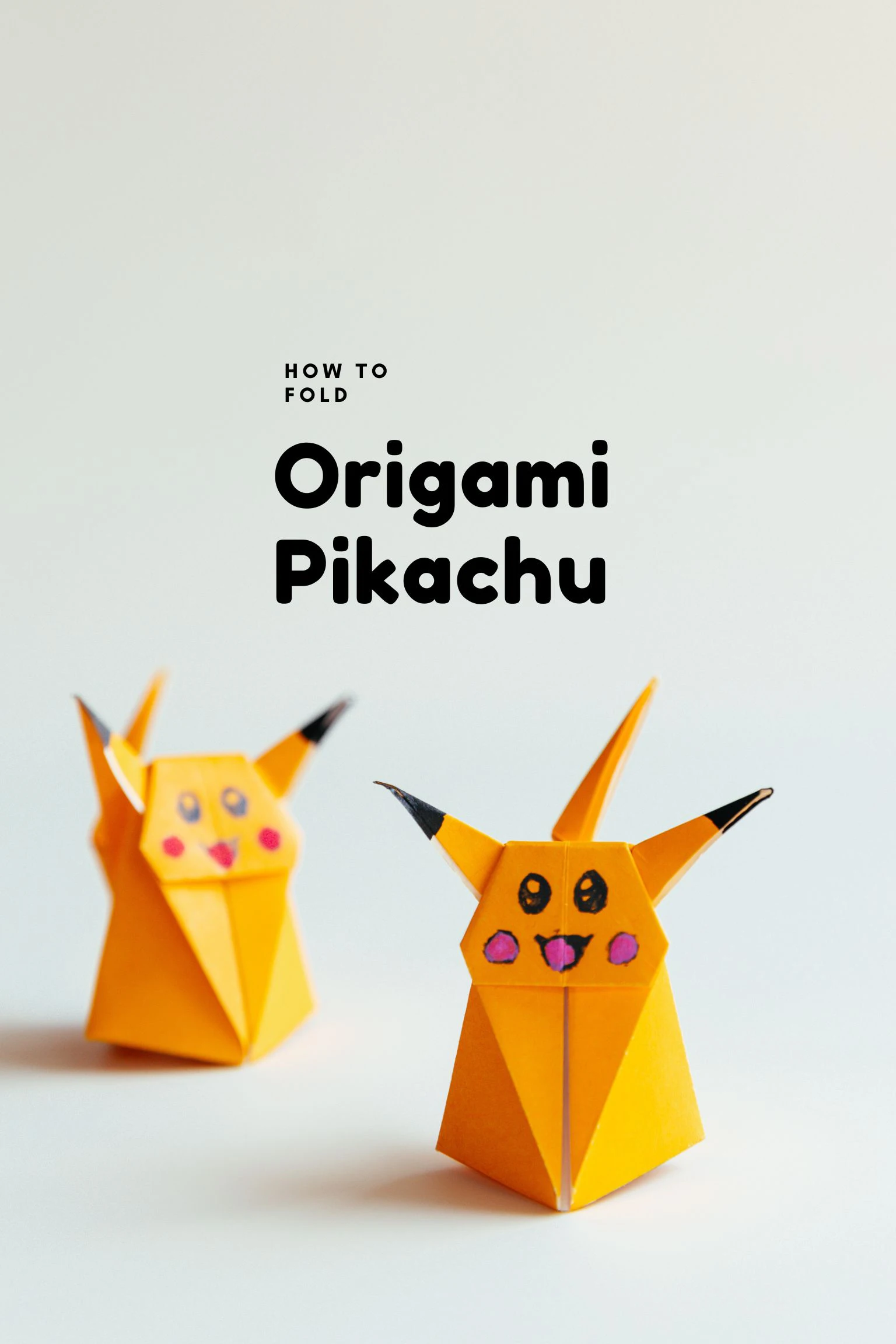 origami pikachu | origamiok