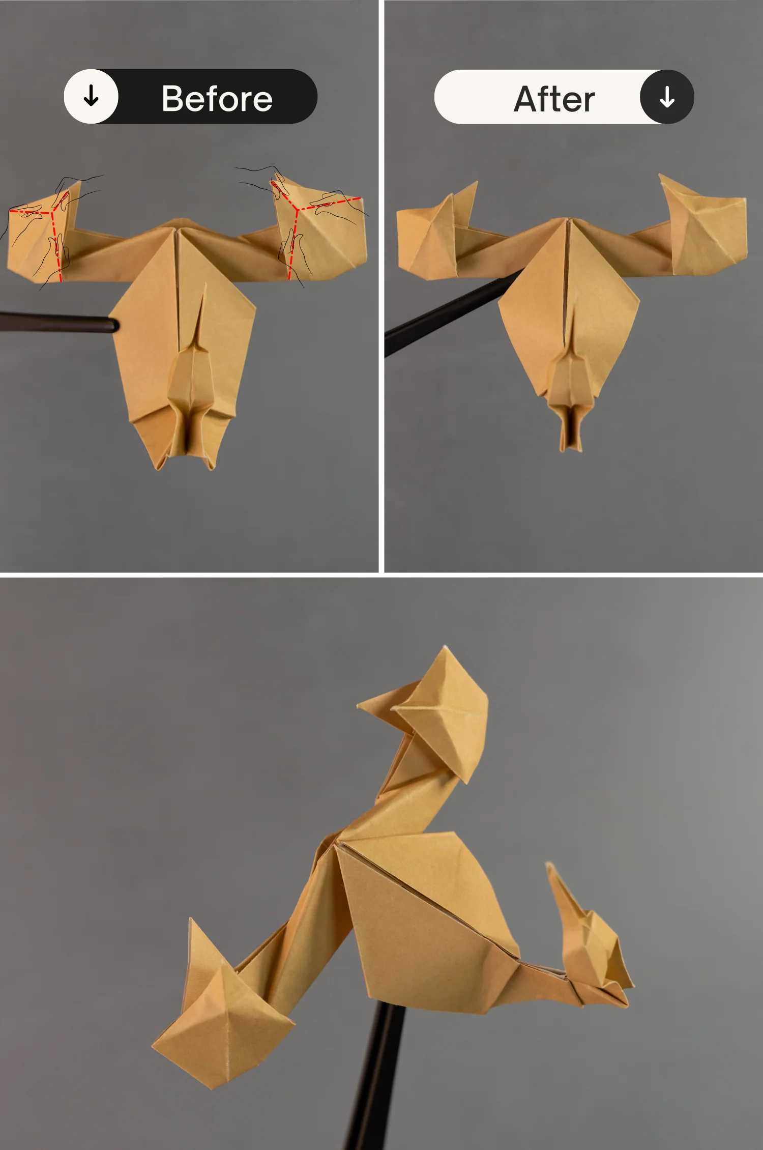 origami scorpion | origamiok